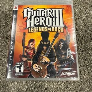 New sealed Guitar Hero III: Legends of Rock for PS3